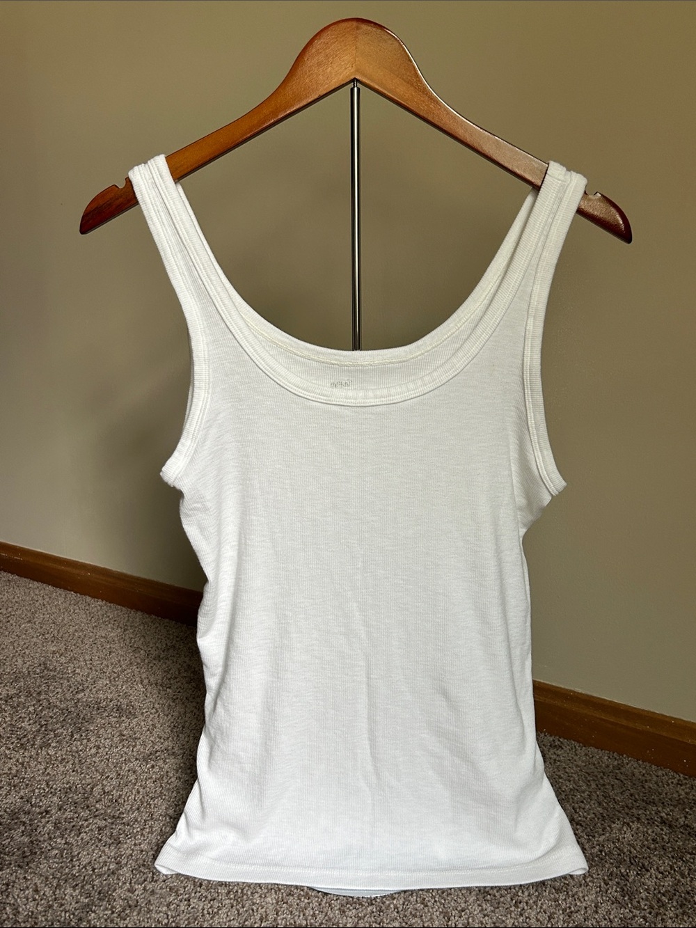Aerie Essential White Women's Tank Top